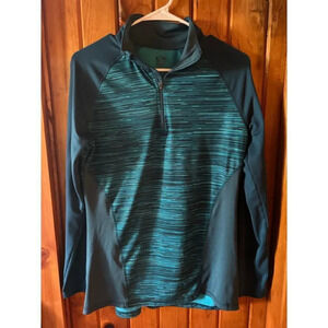Champion Women's Pullover Size M‎ long  Sleeve Duo Dry 1/4 Zip